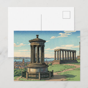 Dugald-Stewart-Monument auf Calton Hill Postkarte