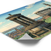 Dugald Stewart Monument on Calton Hill Poster (Ecke)