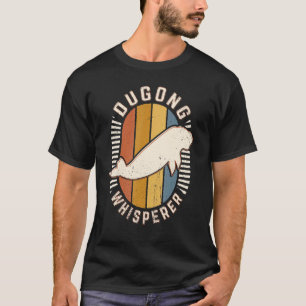 Dugong-Flüsterer Vintage Klassiker Retro Tierliebe T-Shirt