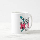 Dugout Mom Baseball Kaffeetasse (VorderseiteRechts)