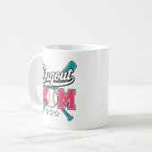 Dugout Mom Baseball Kaffeetasse (Vorderseite Links)
