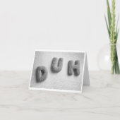 Duh Cookies Note Card Karte (Vorderseite)