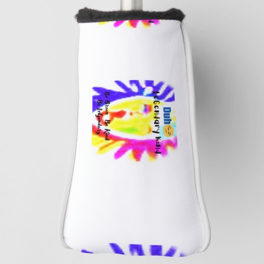 DUH Logo Putter Cover - Fett Protection Golf Headcover (Rotieren 90)