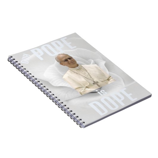 Duh Pope is Dope Notebook Notizblock (Rechte Seite)