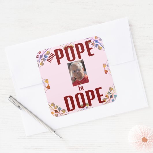 Duh Pope is Dope Sticker (Umschlag)