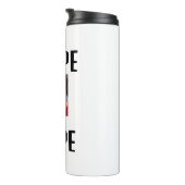 Duh Pope is Dope Thermal Tumbler Thermosbecher (Nach rechts gedreht)