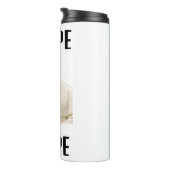 Duh Pope is Dope Thermal Tumbler Thermosbecher (Nach rechts gedreht)