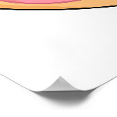 Duhh-nut Funny Albern Donut Pun Poster (Ecke)