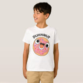 Duhh-nut Funny Albern Donut Pun T-Shirt (Vorne ganz)