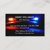 DUI Staatsanwaltschaft Lights Visitenkarten Visitenkarte (Vorderseite)