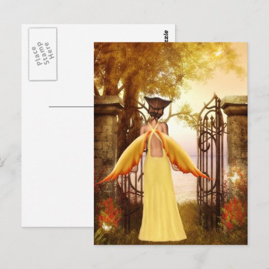 Duirwaigh Fairy Postkarte (Vorne/Hinten)
