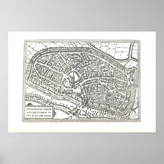 Duisburg: 1666 poster (Vorne)