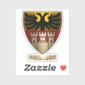 Duisburg Aufkleber (Blatt)