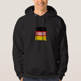 Duisburg Deutschland mit deutscher Flagge Hoodie