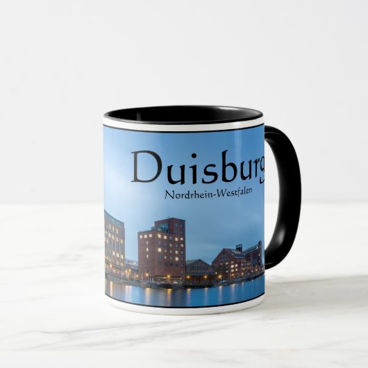 Duisburg Deutschland Tasse (VorderseiteRechts)