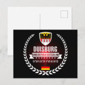 Duisburg Postkarte (Vorne/Hinten)