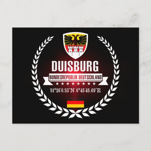 Duisburg Postkarte (Vorderseite)
