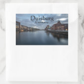 Duisburg Rechteckiger Aufkleber (Tasche)