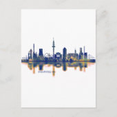 Duisburg Skyline Feiertagspostkarte (Vorderseite)