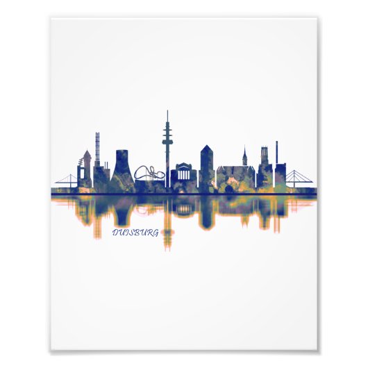 Duisburg Skyline Fotodruck (Vorne)