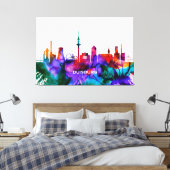 Duisburg Skyline Leinwanddruck (Insitu (Schlafzimmer))