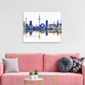 Duisburg Skyline Leinwanddruck (Insitu (Wohnzimmer))