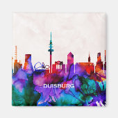 Duisburg Skyline Magnet (Vorne)
