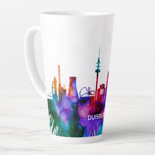 Duisburg Skyline Milchtasse (Linke Ecke)