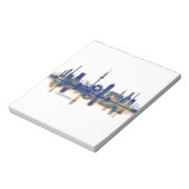Duisburg Skyline Notizblock (Rotiert)