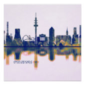 Duisburg Skyline Poster (Vorderseite)
