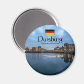 Duisburg Souvenir Magnet (Vorderseite/Rückseite)