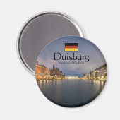Duisburg Souvenir Magnet (Vorderseite/Rückseite)