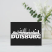 Duisburg Stadt Skyline - Postkarte (Stehend Vorderseite)