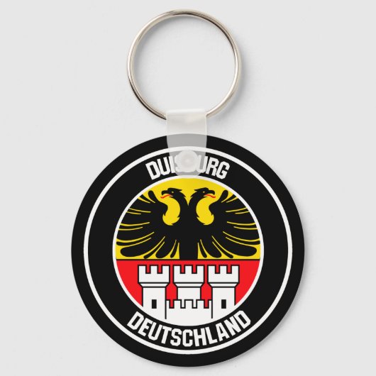 Duisburger RundEmblem Schlüsselanhänger (Vorderseite)