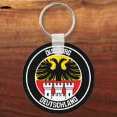 Duisburger RundEmblem Schlüsselanhänger (Vorderseite)