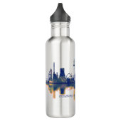 Duisburger Skyline Edelstahlflasche (Links)