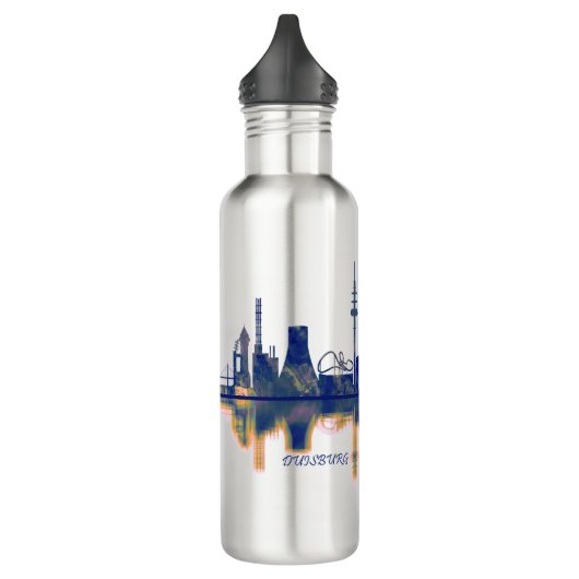 Duisburger Skyline Edelstahlflasche (Links)