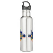 Duisburger Skyline Edelstahlflasche (Rückseite)