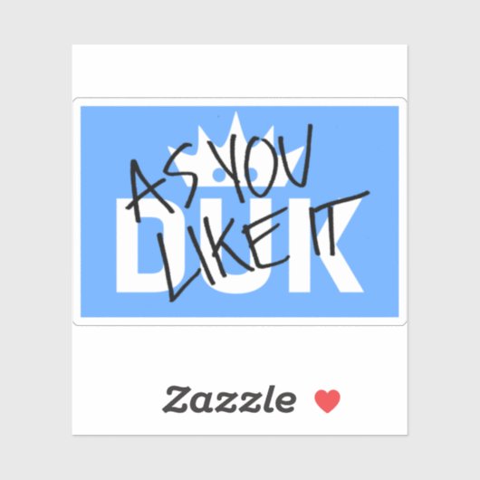 DUK-Logo Aufkleber (Blatt)