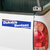 Dukakis 1988 Autoaufkleber (Auf Lkw)