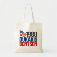 Dukakis Bentsen Funny Retro Wahl 1988