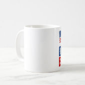 Dukakis Bentsen Retro-Wahl 1988 Kaffeetasse (Vorderseite Links)