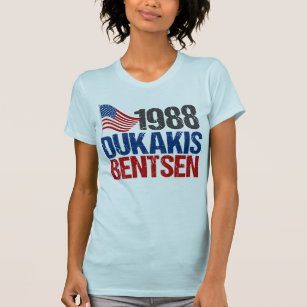 Dukakis Bentsen Retro Wahl 1988 T-Shirt