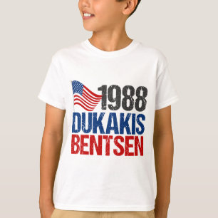 Dukakis Bentsen Vintage Wahl 1988 T-Shirt