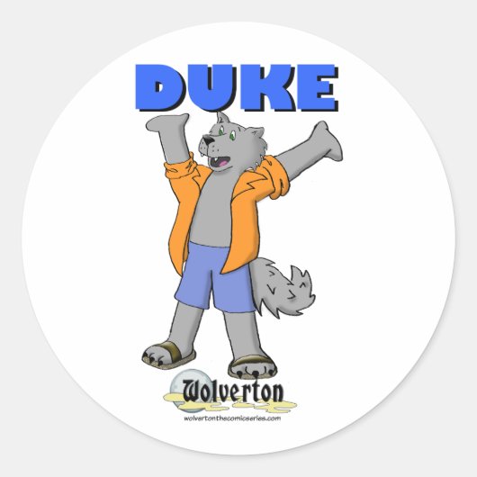 Duke Aufkleber (Vorderseite)