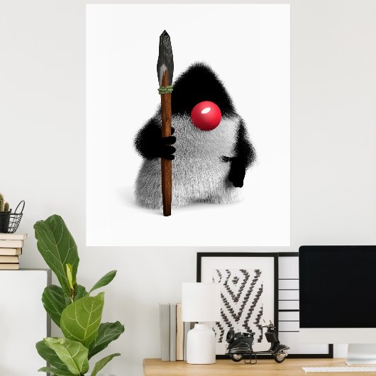 Duke Caveman Poster (Heimbüro)