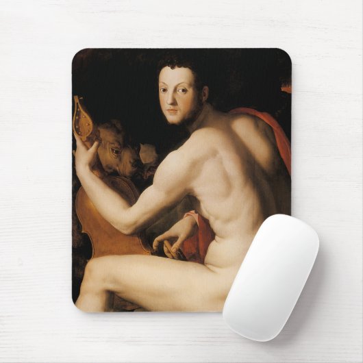 Duke Cosimo I de Medici als Orpheus Mousepad (Mit Mouse)