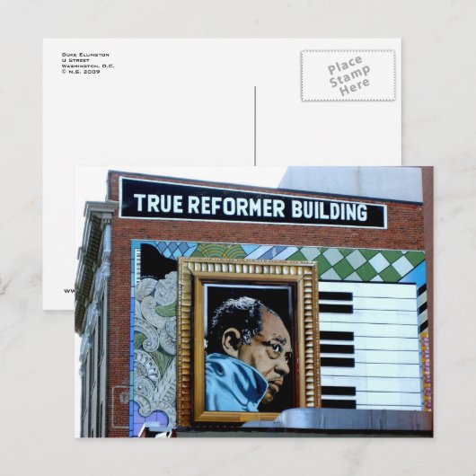 Duke Ellington Postcard Postkarte (Vorne/Hinten)