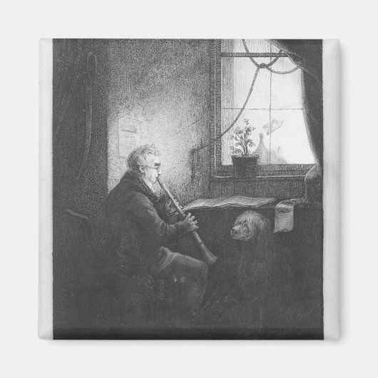 Duke Esterhazy Playing the Clarinet, 1809 Magnet (Vorne)