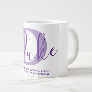 Duke Name Bedeutung Schale Bedeutung Monogramm Jumbo-Tasse